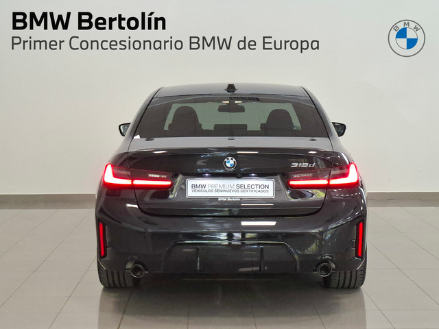 BMW Serie 3 318d color Negro. Año 2024. 110KW(150CV). Diésel. En concesionario Automoviles Bertolin, S.L. de Valencia