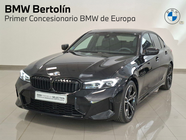 BMW Serie 3 318d color Negro. Año 2024. 110KW(150CV). Diésel. En concesionario Automoviles Bertolin, S.L. de Valencia