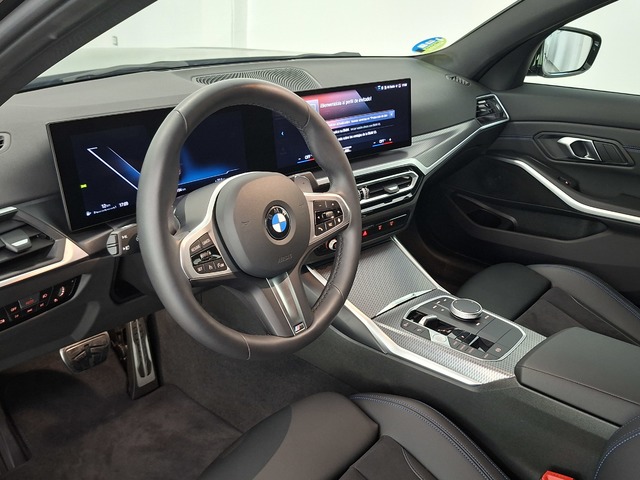BMW Serie 3 318d color Negro. Año 2024. 110KW(150CV). Diésel. En concesionario Automoviles Bertolin, S.L. de Valencia