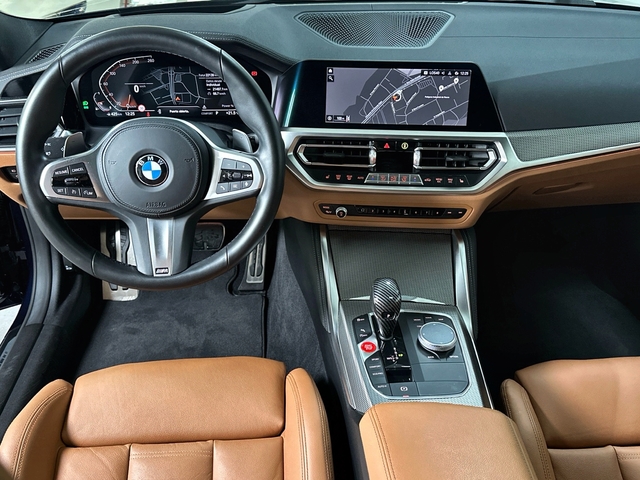 BMW Serie 4 430i Coupe color Azul. Año 2021. 190KW(258CV). Gasolina. En concesionario Triocar Gijón (Bmw y Mini) de Asturias