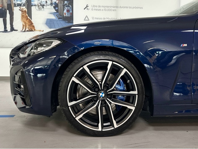 BMW Serie 4 430i Coupe color Azul. Año 2021. 190KW(258CV). Gasolina. En concesionario Triocar Gijón (Bmw y Mini) de Asturias