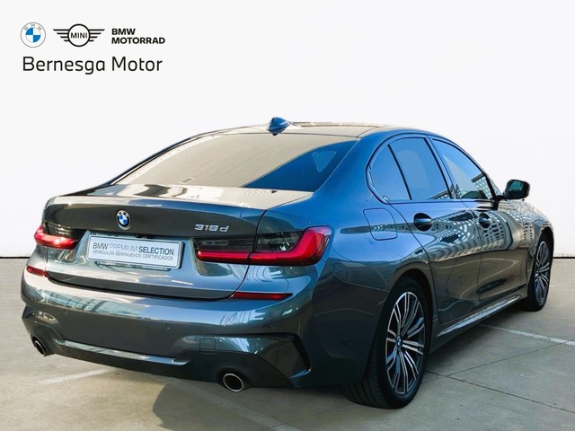BMW Serie 3 318d color Gris. Año 2020. 110KW(150CV). Diésel. En concesionario Bernesga Motor León (Bmw y Mini) de León