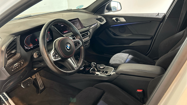 BMW Serie 1 128ti color Blanco. Año 2021. 195KW(265CV). Gasolina. En concesionario BYmyCAR Madrid - Alcalá de Madrid