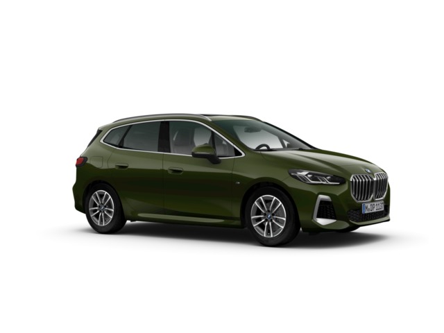 BMW Serie 2 218d Active Tourer color Verde. Año 2024. 110KW(150CV). Diésel. En concesionario Barcelona Premium -- GRAN VIA de Barcelona