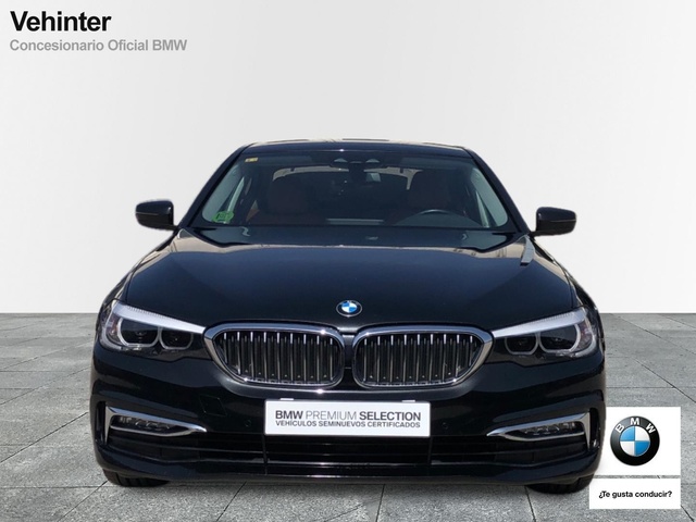 BMW Serie 5 520d color Negro. Año 2020. 140KW(190CV). Diésel. En concesionario Vehinter Getafe de Madrid