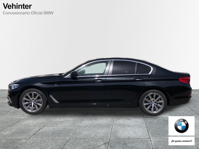 BMW Serie 5 520d color Negro. Año 2020. 140KW(190CV). Diésel. En concesionario Vehinter Getafe de Madrid