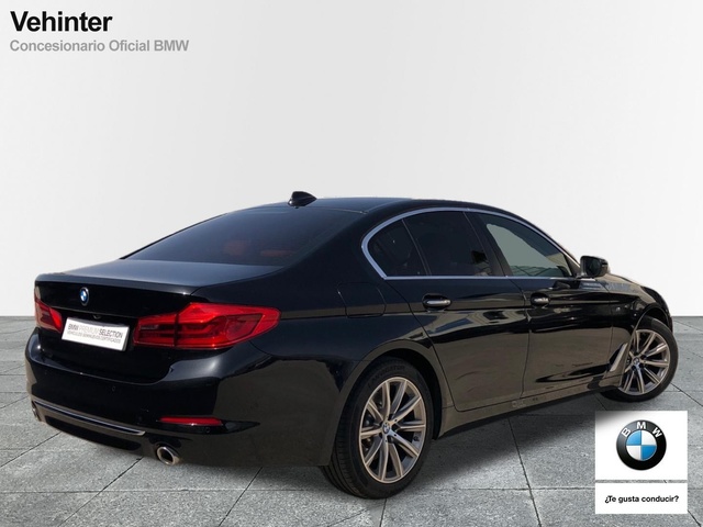 BMW Serie 5 520d color Negro. Año 2020. 140KW(190CV). Diésel. En concesionario Vehinter Getafe de Madrid