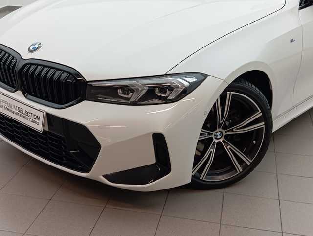 BMW Serie 3 318d color Blanco. Año 2024. 110KW(150CV). Diésel. En concesionario Augusta Aragon S.A. de Zaragoza