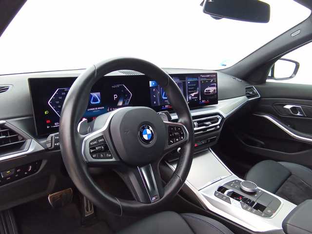 BMW Serie 3 318d color Blanco. Año 2024. 110KW(150CV). Diésel. En concesionario Augusta Aragon S.A. de Zaragoza