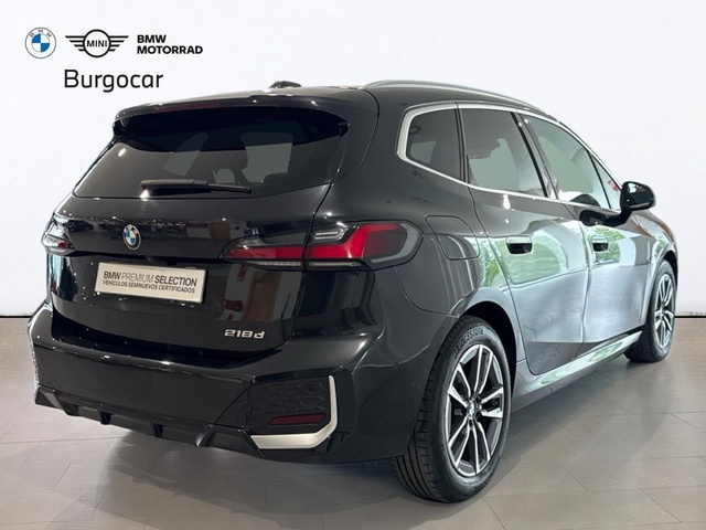 BMW Serie 2 218d Active Tourer color Negro. Año 2024. 110KW(150CV). Diésel. En concesionario Motor Gorbea de Álava