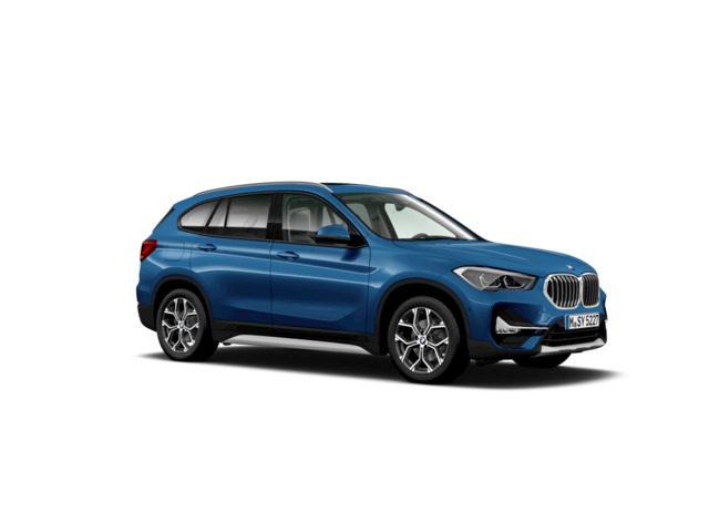 BMW X1 sDrive18d color Azul. Año 2022. 110KW(150CV). Diésel. En concesionario Augusta Aragon S.A. de Zaragoza