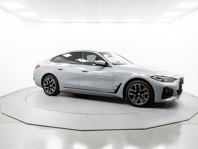 BMW Serie 4 420d Gran Coupe color Gris. Año 2024. 140KW(190CV). Diésel. En concesionario Móvil Begar Alicante de Alicante