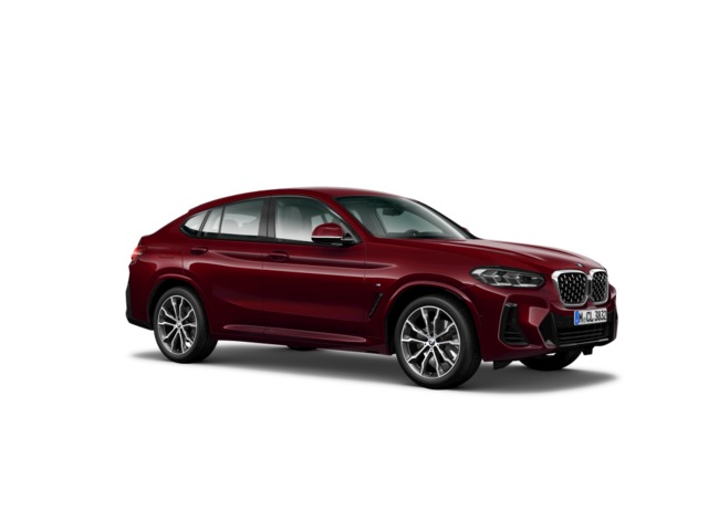 BMW X4 xDrive20d color Rojo. Año 2024. 140KW(190CV). Diésel. En concesionario Momentum S.A. de Madrid
