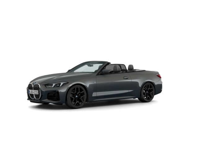 BMW Serie 4 420i Cabrio color Gris. Año 2024. 135KW(184CV). Gasolina. En concesionario Vehinter Getafe de Madrid