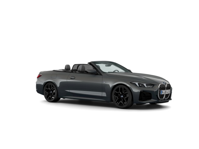 BMW Serie 4 420i Cabrio color Gris. Año 2024. 135KW(184CV). Gasolina. En concesionario Vehinter Getafe de Madrid