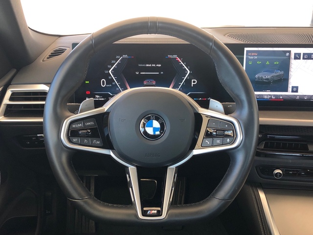 BMW Serie 4 420i Cabrio color Gris. Año 2024. 135KW(184CV). Gasolina. En concesionario Vehinter Getafe de Madrid