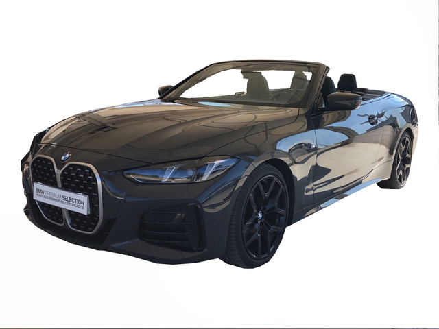 BMW Serie 4 420i Cabrio color Gris. Año 2024. 135KW(184CV). Gasolina. En concesionario Vehinter Getafe de Madrid