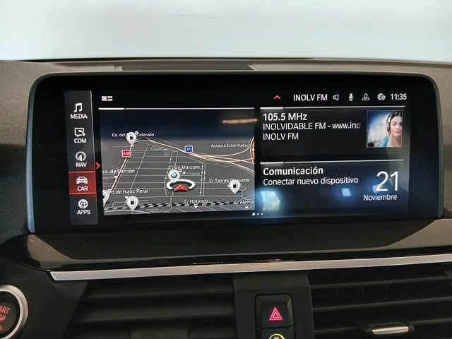 BMW X3 xDrive20d color Negro. Año 2021. 140KW(190CV). Híbrido Electro/Diesel. En concesionario ALBAMOCION CIUDAD REAL de Ciudad Real