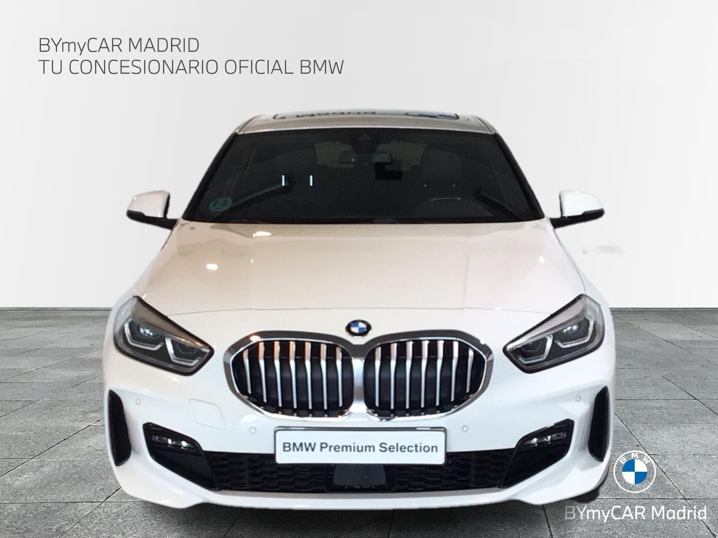 BMW Serie 1 118d color Blanco. Año 2021. 110KW(150CV). Diésel. En concesionario BYmyCAR Madrid - Alcalá de Madrid