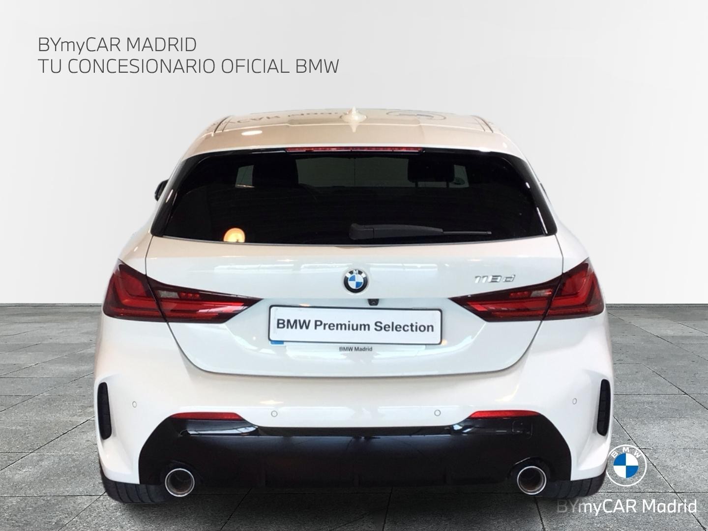 BMW Serie 1 118d color Blanco. Año 2021. 110KW(150CV). Diésel. En concesionario BYmyCAR Madrid - Alcalá de Madrid