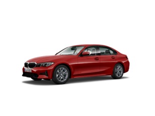 Fotos de BMW Serie 3 318d color Rojo. Año 2021. 110KW(150CV). Diésel. En concesionario Vehinter Getafe de Madrid