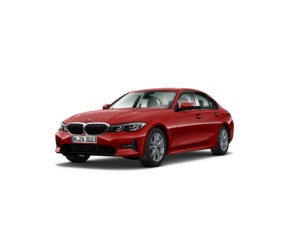 Fotos de BMW Serie 3 318d color Rojo. Año 2021. 110KW(150CV). Diésel. En concesionario Vehinter Getafe de Madrid