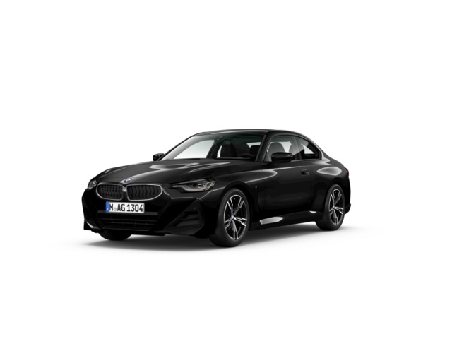 BMW Serie 2 218i Coupe color Negro. Año 2024. 115KW(156CV). Gasolina. En concesionario BMW Marcos Automoción de Valencia