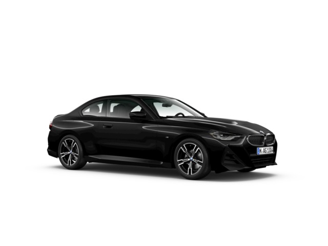 BMW Serie 2 218i Coupe color Negro. Año 2024. 115KW(156CV). Gasolina. En concesionario BMW Marcos Automoción de Valencia