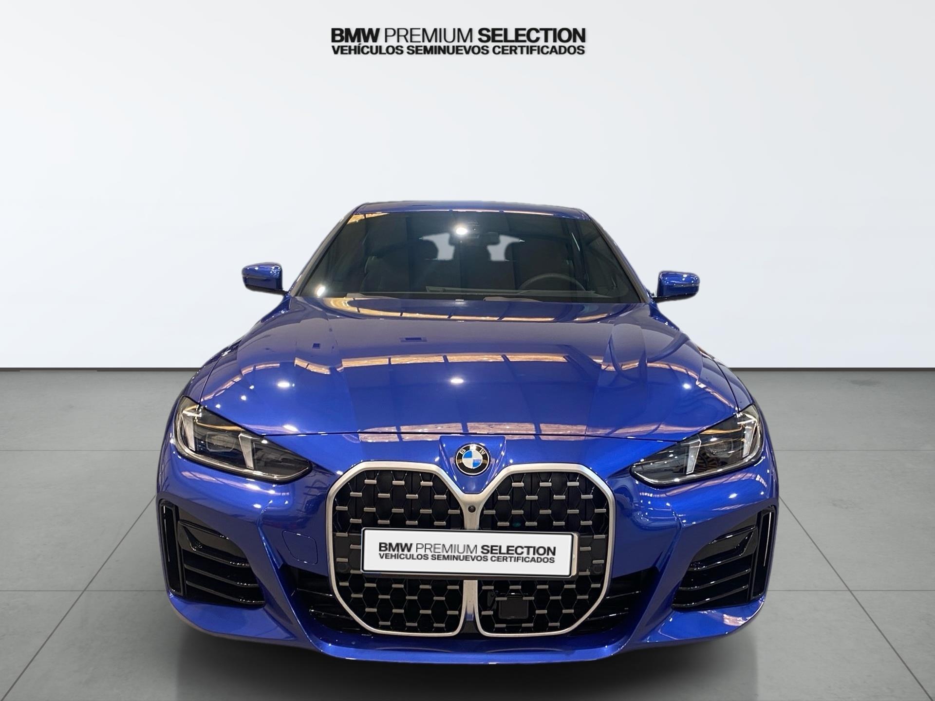 BMW Serie 4 420d Gran Coupe color Azul. Año 2025. 140KW(190CV). Híbrido Electro/Diesel. En concesionario Automotor Costa, S.L.U. de Almería