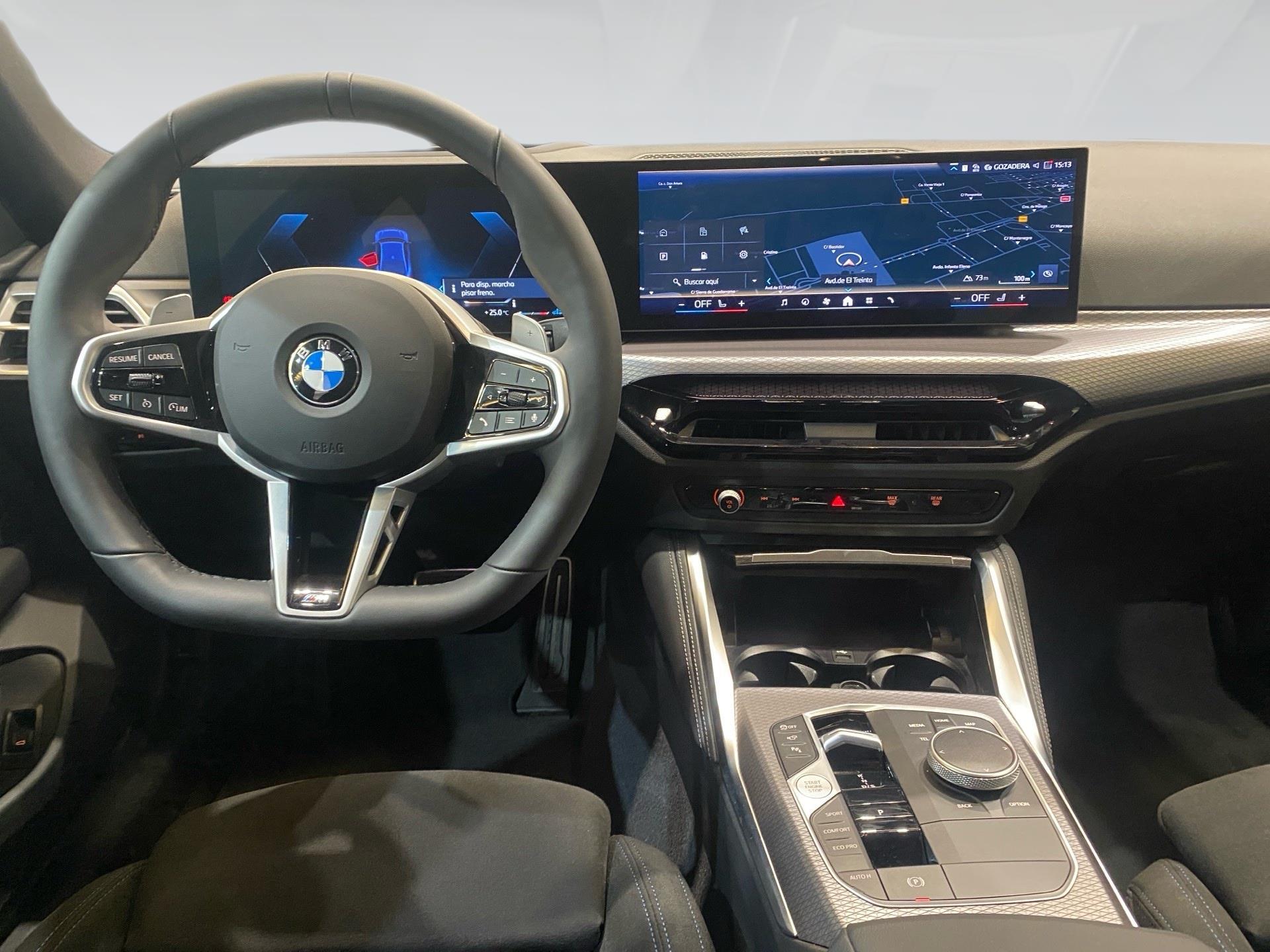 BMW Serie 4 420d Gran Coupe color Azul. Año 2025. 140KW(190CV). Híbrido Electro/Diesel. En concesionario Automotor Costa, S.L.U. de Almería