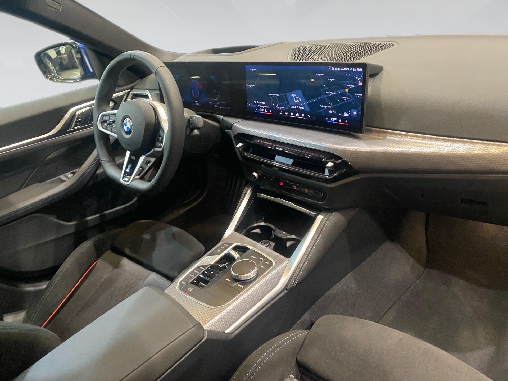 BMW Serie 4 420d Gran Coupe color Azul. Año 2025. 140KW(190CV). Híbrido Electro/Diesel. En concesionario Automotor Costa, S.L.U. de Almería