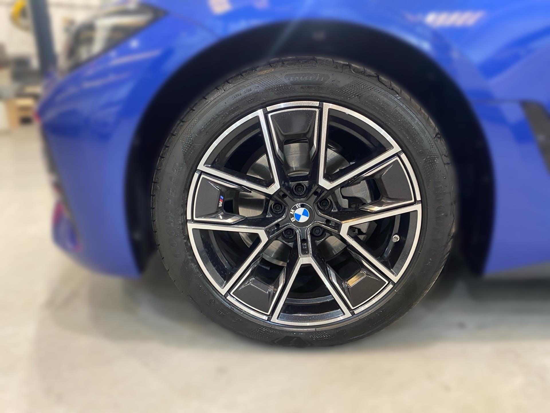 BMW Serie 4 420d Gran Coupe color Azul. Año 2025. 140KW(190CV). Híbrido Electro/Diesel. En concesionario Automotor Costa, S.L.U. de Almería