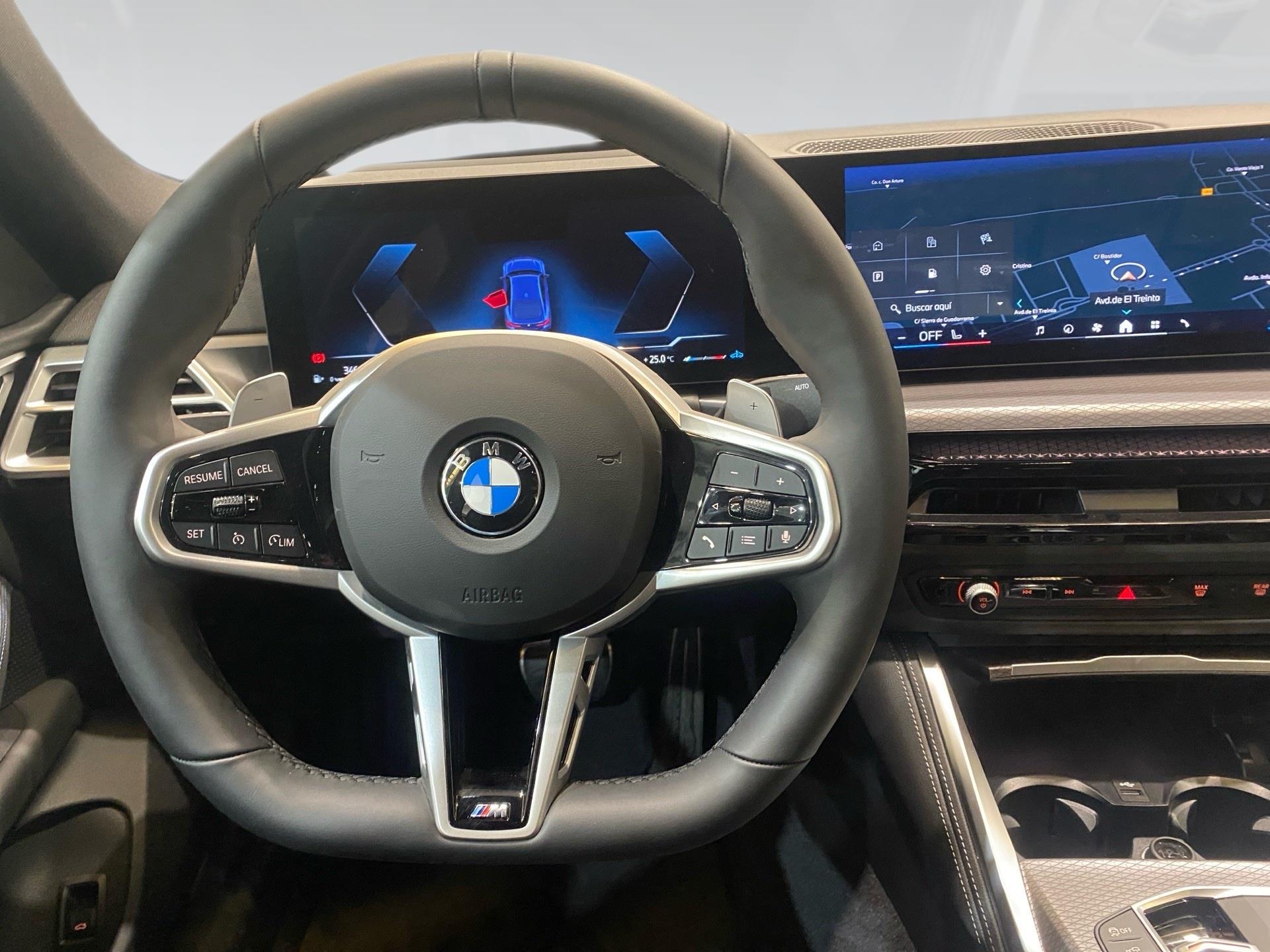 BMW Serie 4 420d Gran Coupe color Azul. Año 2025. 140KW(190CV). Híbrido Electro/Diesel. En concesionario Automotor Costa, S.L.U. de Almería