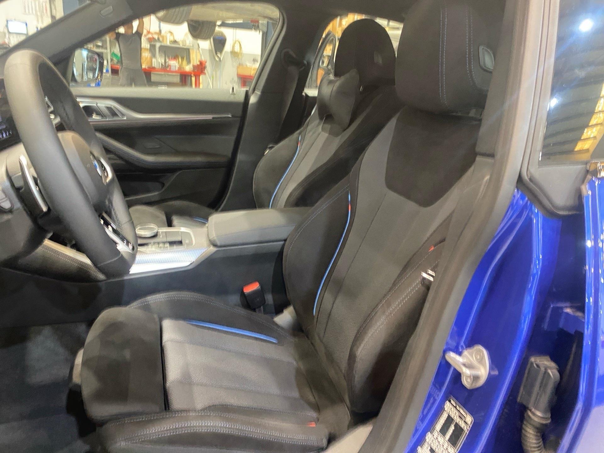 BMW Serie 4 420d Gran Coupe color Azul. Año 2025. 140KW(190CV). Híbrido Electro/Diesel. En concesionario Automotor Costa, S.L.U. de Almería