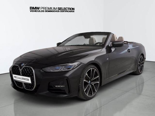 BMW Serie 4 420d Cabrio color Negro. Año 2024. 140KW(190CV). Híbrido Electro/Diesel. En concesionario Automotor Premium Marbella - Málaga de Málaga