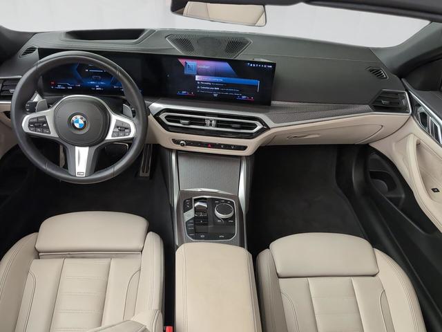 BMW Serie 4 420d Cabrio color Negro. Año 2024. 140KW(190CV). Híbrido Electro/Diesel. En concesionario Automotor Premium Marbella - Málaga de Málaga
