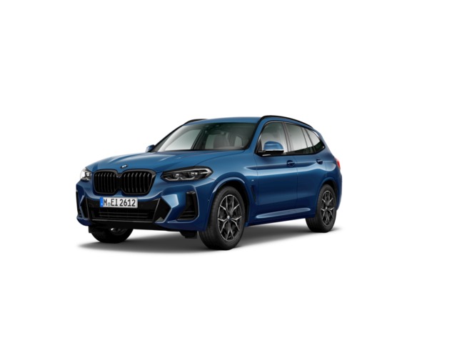 BMW X3 xDrive20d color Azul. Año 2023. 140KW(190CV). Diésel. En concesionario BYmyCAR Madrid - Alcalá de Madrid
