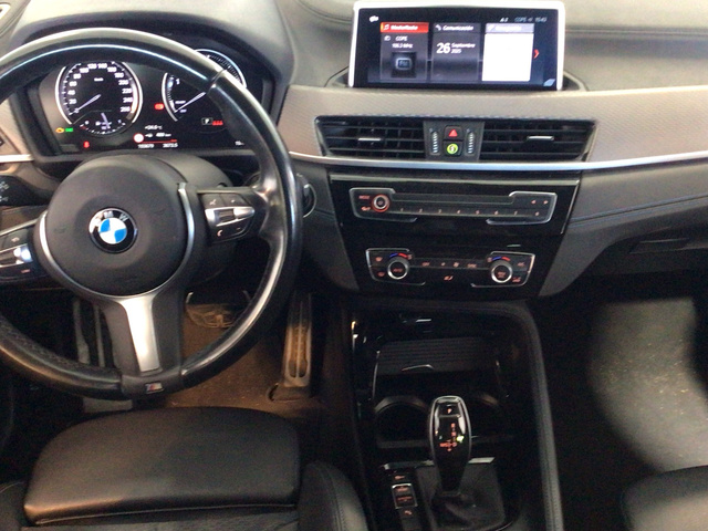 BMW X2 xDrive20d color Negro. Año 2021. 140KW(190CV). Diésel. En concesionario BYmyCAR Madrid - Alcalá de Madrid