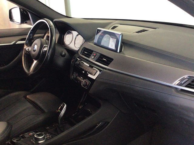 BMW X2 xDrive20d color Negro. Año 2021. 140KW(190CV). Diésel. En concesionario BYmyCAR Madrid - Alcalá de Madrid