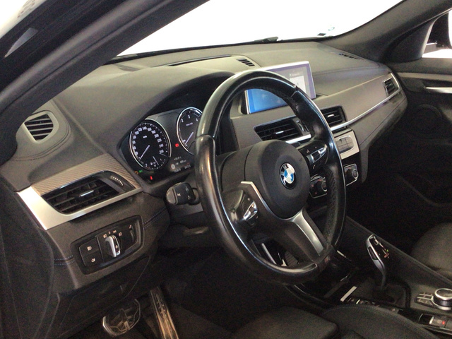 BMW X2 xDrive20d color Negro. Año 2021. 140KW(190CV). Diésel. En concesionario BYmyCAR Madrid - Alcalá de Madrid
