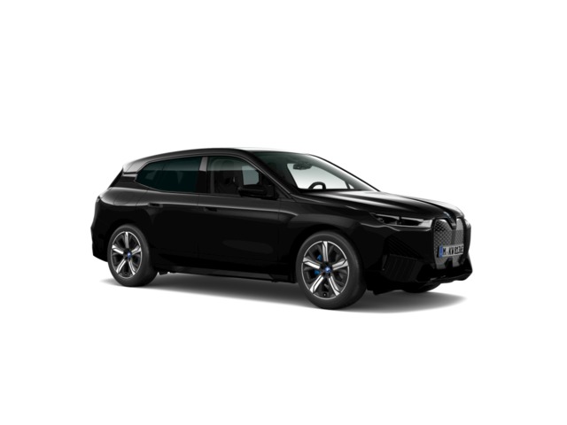 BMW iX xDrive50 color Negro. Año 2024. 385KW(523CV). Eléctrico. En concesionario Movilnorte El Carralero de Madrid