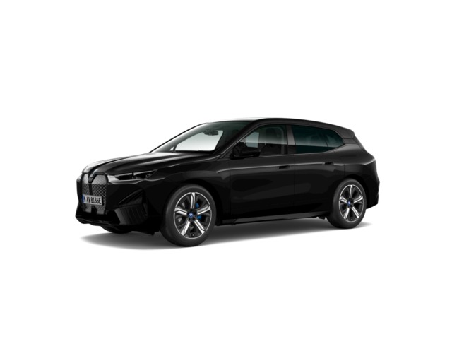BMW iX xDrive50 color Negro. Año 2024. 385KW(523CV). Eléctrico. En concesionario Movilnorte El Carralero de Madrid