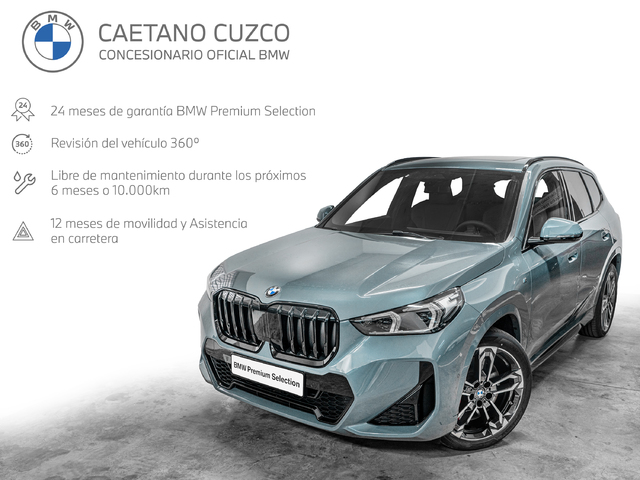 BMW X1 sDrive20d color Verde. Año 2024. 120KW(163CV). Diésel. En concesionario Caetano Cuzco, Alcalá de Madrid