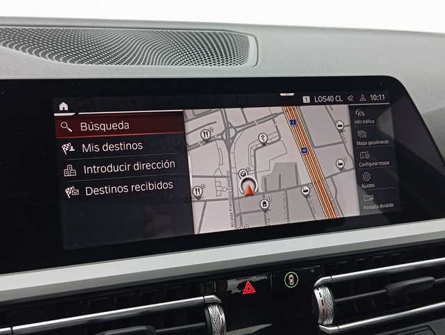 BMW Serie 3 318d color Negro. Año 2022. 110KW(150CV). Diésel. En concesionario Augusta Aragon S.A. de Zaragoza
