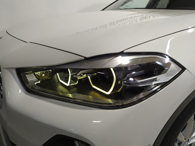BMW X2 sDrive18d color Blanco. Año 2019. 110KW(150CV). Diésel. En concesionario Hispamovil, Orihuela de Alicante