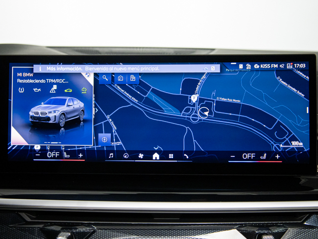 BMW X6 xDrive30d color Gris. Año 2025. 210KW(286CV). Diésel. En concesionario BMW Fuenteolid Valladolid de Valladolid