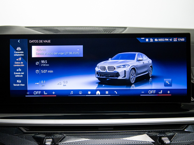 BMW X6 xDrive30d color Gris. Año 2025. 210KW(286CV). Diésel. En concesionario BMW Fuenteolid Valladolid de Valladolid
