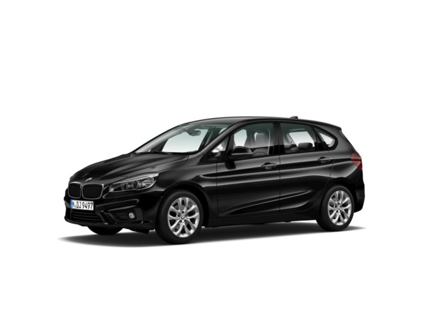 BMW Serie 2 218d Active Tourer color Negro. Año 2016. 110KW(150CV). Diésel. En concesionario BYmyCAR Madrid - Alcalá de Madrid