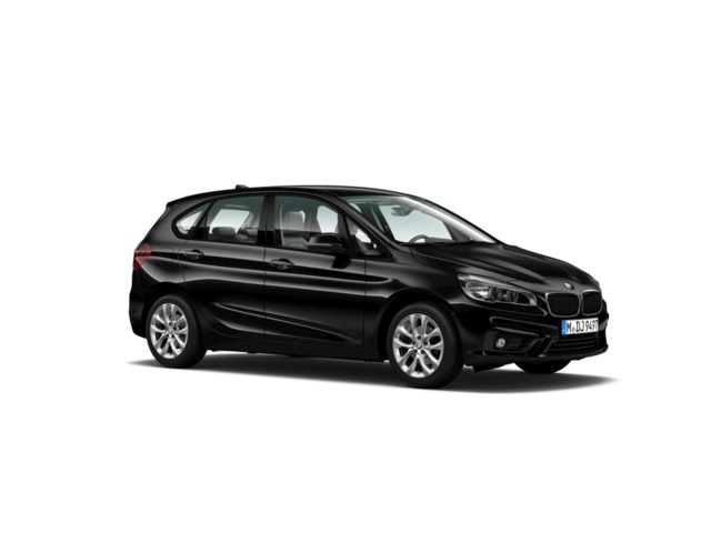 BMW Serie 2 218d Active Tourer color Negro. Año 2016. 110KW(150CV). Diésel. En concesionario BYmyCAR Madrid - Alcalá de Madrid