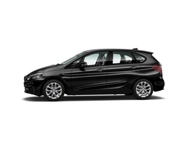 BMW Serie 2 218d Active Tourer color Negro. Año 2016. 110KW(150CV). Diésel. En concesionario BYmyCAR Madrid - Alcalá de Madrid